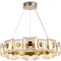 Подвесная люстра Ambrella light LH31027 BS/TI (латунь/янтарь)