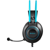 Наушники A4Tech Fstyler FH200U (черный/голубой)