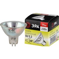 Галогенная лампа ЭРА GU5.3-JCDR (MR16) -75W-230V-CL C0027366