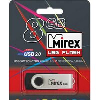 USB Flash Mirex Color Blade Swivel Rubber 2.0 8GB 13600-FMURUS08
