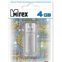 USB Flash Mirex Unit Silver 4GB [13600-FMUUSI04]
