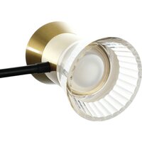 Подвесная люстра BayerLux Авион 10386051 (черный/золото)