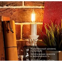 Светодиодная лампочка Rexant Свеча CN35 9.5Вт E14 950Лм 2700K теплый свет 604-091