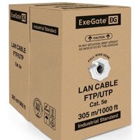 Кабель ExeGate UTP4-C5e-CU-S25-IN-PVC-GY-305 UTP