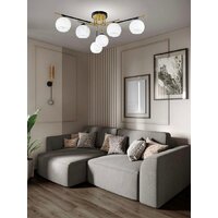 Люстра средней высоты Aitin Pro НПБ 02-6x40-101 51057/6 (черный/золото)