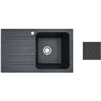 Кухонная мойка БелЭворс Styl R + Like F8005022 (черный)