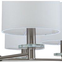 Подвесная люстра Escada Novella 641/6PL E14*60W Satin nickel
