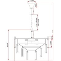 Подвесная люстра Moderli Crystal V10738-9P