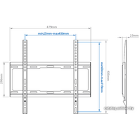 Кронштейн для телевизора Arm Media Steel-3