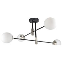 Люстра средней высоты Mirastyle SL-41986/4 BK+Satin