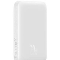 Внешний аккумулятор Baseus Magnetic Mini Air Wireless Fast Charge Power Bank 20W 6000mAh (белый, китайская версия)