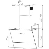 Кухонная вытяжка Grand Lester GC 60 (черный)