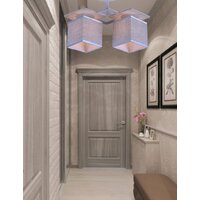 Люстра средней высоты Mirastyle MH-10096/2 WH+GR