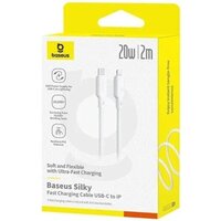 Кабель Baseus Silky Series Fast Charging Cable USB Type-C - Lightning (2 м, белый)