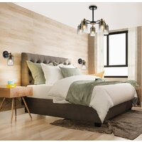Люстра средней высоты Escada 2118/5P (Black/Brass)