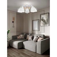 Припотолочная люстра Aitin Pro НПБ 02-5x60-105 7480/5A (белый)