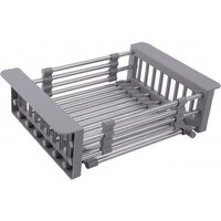 Кухонная мойка Marblan Comfort 60 (серебристый, с сифоном и колландером)