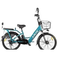 Электровелосипед Eltreco Green City E-Alfa New (синий)