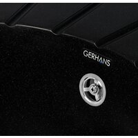 Кухонная мойка Gerhans A02 (оникс)