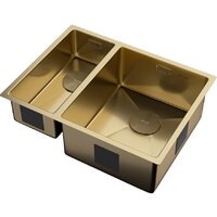 Кухонная мойка ZorG Zerox 58-2 U / IF-L PVD Gold