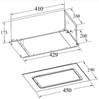 Кухонная вытяжка Weissgauff Aura 456 Touch Black Glass