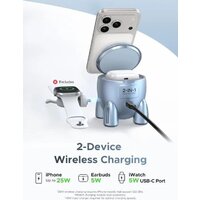 Беспроводное зарядное Ugreen W713 65300 (голубой)
