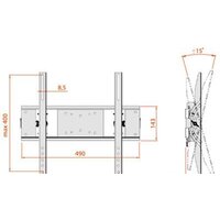Кронштейн для телевизора Electric Light КБ-01-54 (белый)