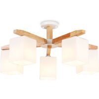 Люстра средней высоты Ambrella light TR83118/5 WH/LW