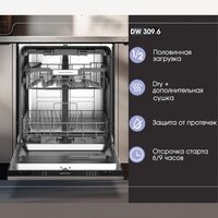 Встраиваемая посудомоечная машина Zigmund & Shtain DW 309.6