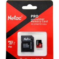 Карта памяти Netac P500 Extreme Pro 128GB NT02P500PRO-128G-R + адаптер
