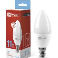 Светодиодная лампочка In Home LED-СВЕЧА-VC 11 Вт 230В Е14 6500К 1050 Лм
