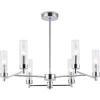 Подвесная люстра Ambrella light LH55151/6 CH/CL (хром/прозрачный)