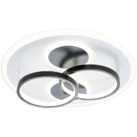 Припотолочная люстра Escada 10235/4LED Round (черный/белый)