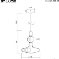 Подвесная люстра ST Luce SL6117.223.02