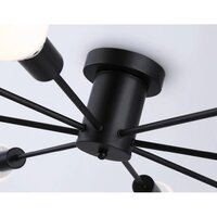 Припотолочная люстра Ambrella light Traditional TR80411/8 BK (черный)