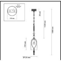 Подвесная люстра Odeon Light Bell 4892/1
