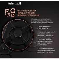 Варочная панель Weissgauff HG 451 BGH