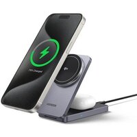 Беспроводное зарядное Ugreen W706 45023 (серый)