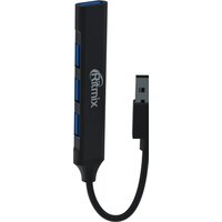 USB-хаб Ritmix CR-4400 Metal