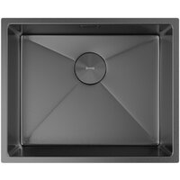 Кухонная мойка ZorG Zerox 54 U / IF PVD Gunblack