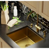 Кухонная мойка Mixline 548566 (золото, 3 мм)