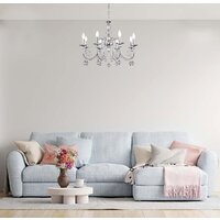 Подвесная люстра Escada Shine 678/8PL E14*40W Chrome