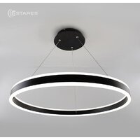 Подвесная люстра Estares Stella 96W R-APP-600x1200-BLACK/WHITE-220-IP20