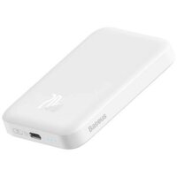 Внешний аккумулятор Baseus Magnetic Mini Air Wireless Fast Charge Power Bank 20W 6000mAh (белый, китайская версия)