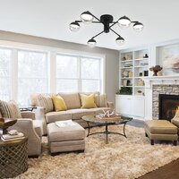 Люстра средней высоты Escada 10271/6LED (черный)