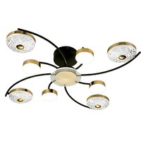 Припотолочная люстра Escada 10208/8LED (черный/золото)