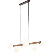 Подвесная люстра TK Lighting Estera Wood 10272