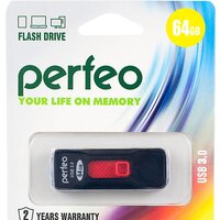 USB Flash Perfeo S05 64GB (черный) [PF-S05B064]