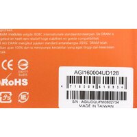 Оперативная память AGI UD128 4ГБ DDR3 1600 МГц AGI160004UD128