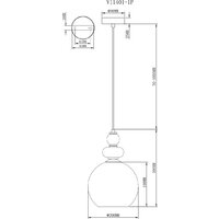 Подвесная люстра Moderli Tamina V11401-1P